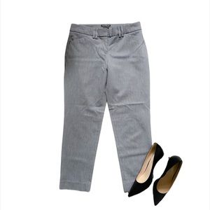 Express Editor light grey cropped dress pants